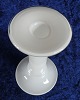 Holmegaard glaskunst. Vase/lysestage i mælkehvidt glas 18,5cm.