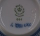 Blue fluted Plain Danish porcelain. Large morning cup No 084 without saucer