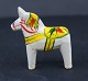 White Dala horse from Sweden H 5cms