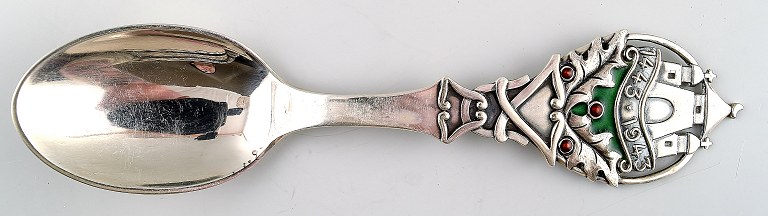 Commemorative silver spoon from 1943. Produced by Grann and Laglye, Copenhagen.