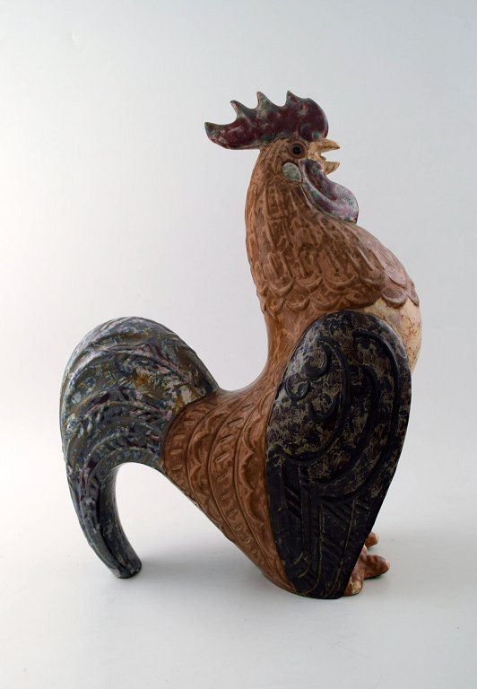 Lladro. Large rooster of ceramics.
