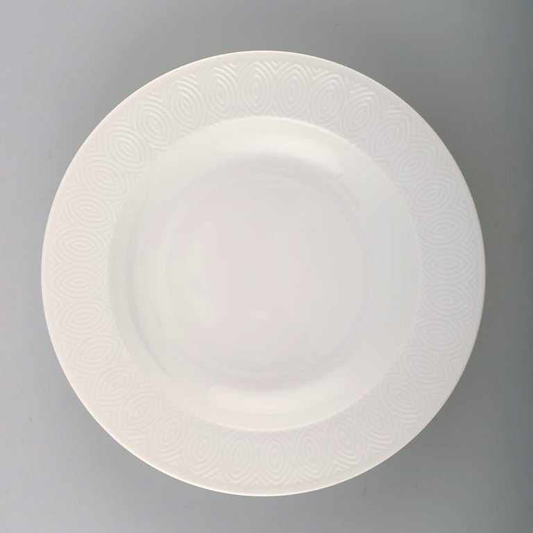 Salto Dinnerware from Royal Copenhagen.
Deep plate. Pasta / dessert / porridge / yogurt.