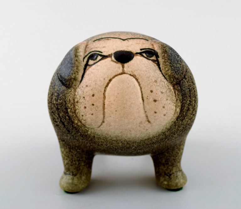 Lisa Larsson for Rörstrand, rare ceramics bulldog.