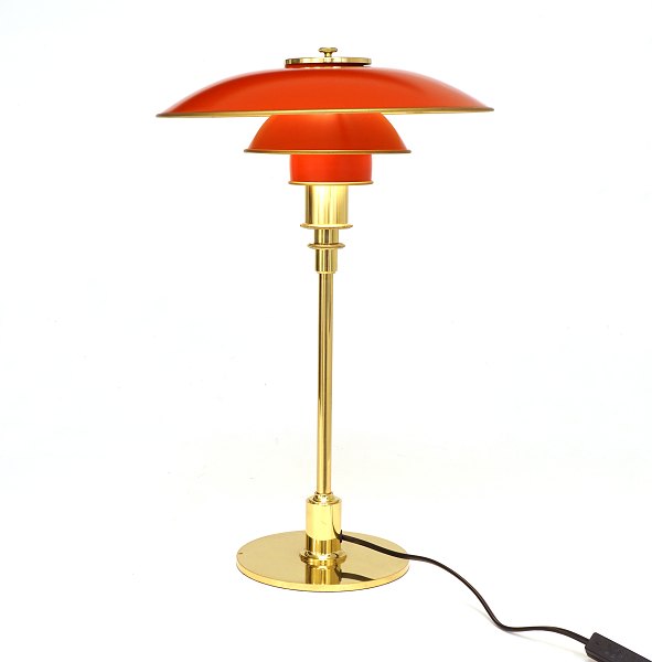 Poul Henningsen, 1894-1967, Tischlampe PH 3/2, Jubiläumsmodell. Hergestellt von Louis Poulsen. H: 45cm