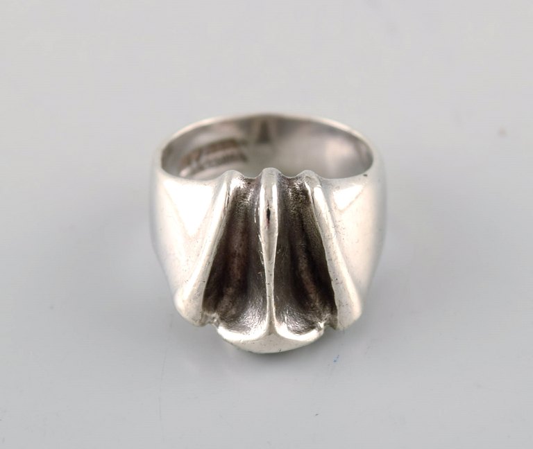Silver ring from Lapponia, Finland.
