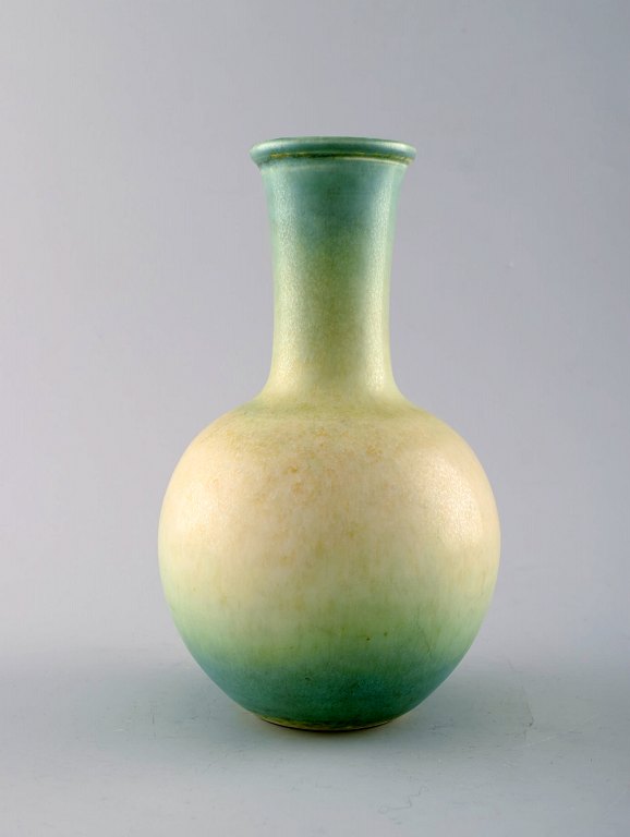 Sven Wejsfelt large unique ceramic vase. Swedish ceramist. 1987.
Gustavsberg studio hand.