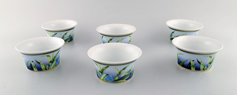 Gianni Versace for Rosenthal. A set of six "Jungle" bowls.
