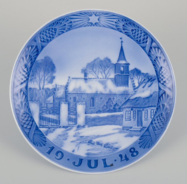 Royal Copenhagen juleplatte fra 1948.