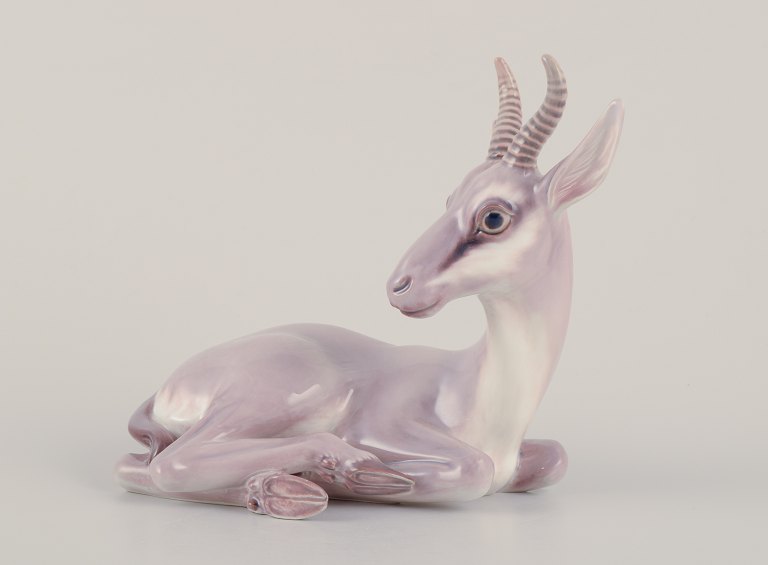 Dahl Jensen porcelænsfigur af antilope.