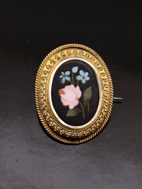 Pietra Dura Broche