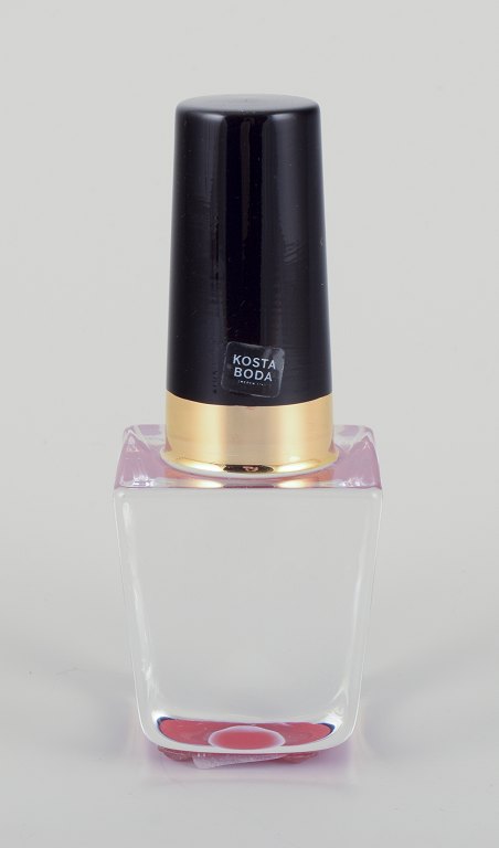 Åsa Jungnelius for Kosta Boda. ‘Make Up’ sculpture in the shape of nail polish.