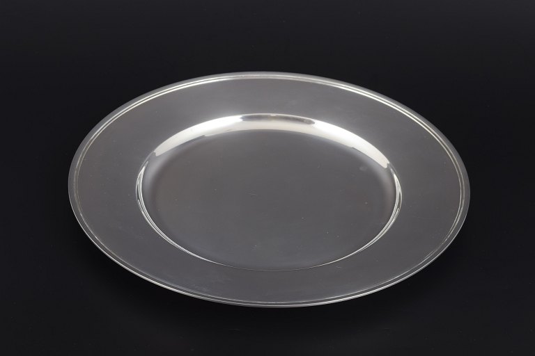 Evald NielsenCover plate in silver.