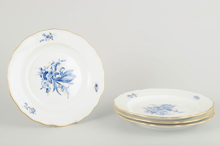 Meissen
4 lunch plates, early 20th century.