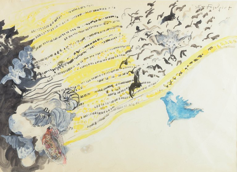 Jörgen Fogelqvist (1927–2005)Akvarel.