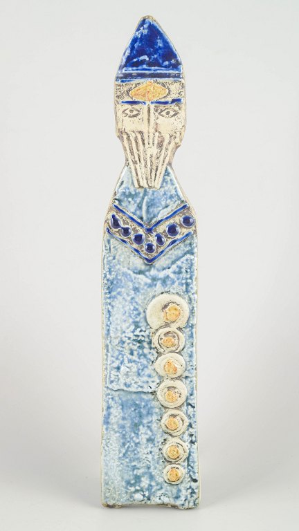 Lisa Larsson for GustavsbergStort vægrelief “Bishop”, 1970’erne.