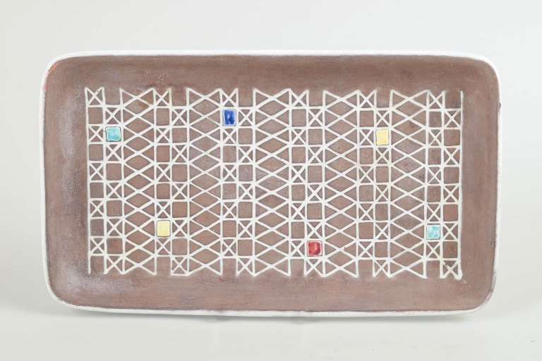 Ingrid Atterberg for Upsala-Ekeby, rectangular dish.