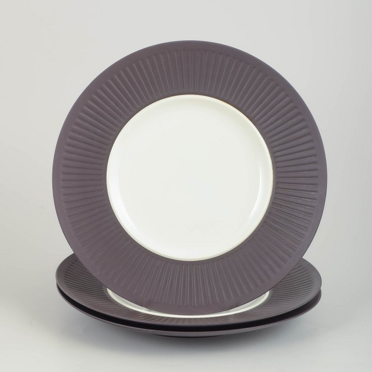 Jens Harald Quistgaard for Dansk Designs, sæt på 3 middagstallerkener.