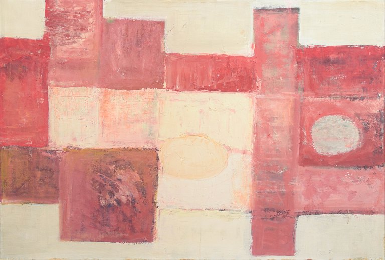 Dansk kunstner "Romersk indtryk", oliemaleri.