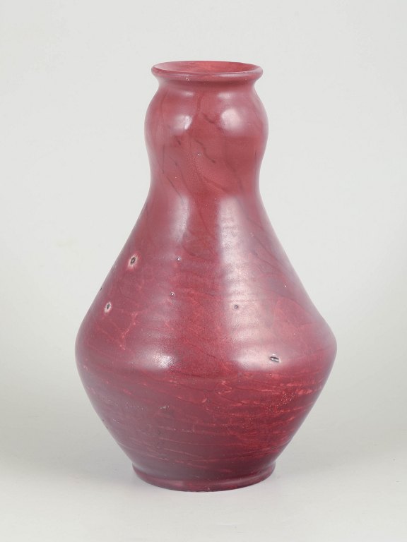 Karl Hansen Reistrup for Kähler, vase i okseblods glasur.