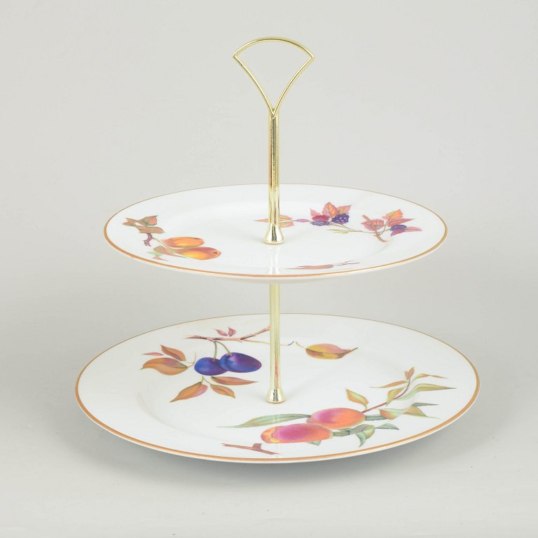 Royal Worcester Evesham, kageopsats i to etager.