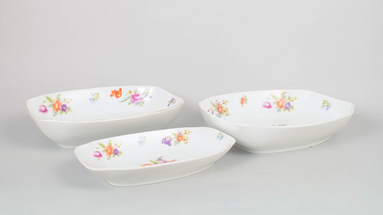 Rosenthal Else, sæt af tre skåle.