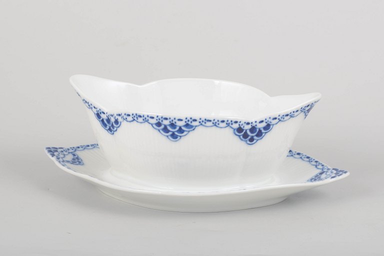 Royal Copenhagen Princess, sauce boat with stand.